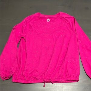 Wonder Nation Pink Sweatshirt with Relaxed Fit